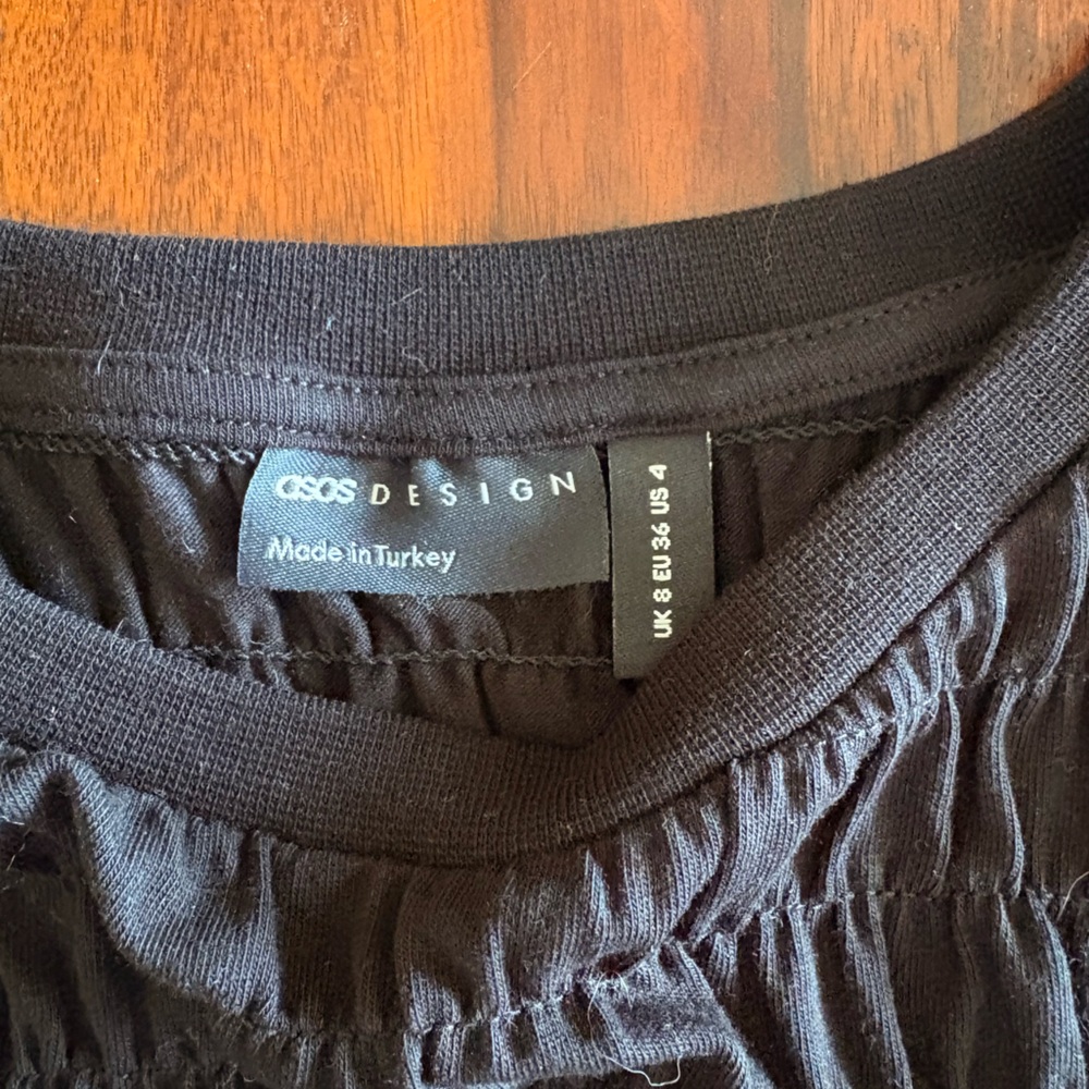 ASOS Textured top with side ties - Picture 4 of 4